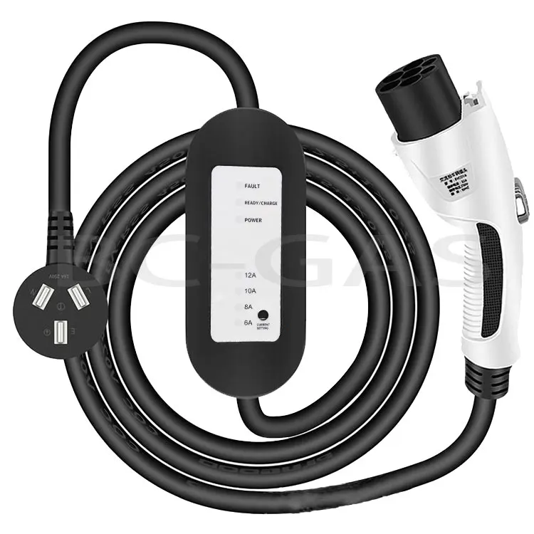 EV Fast charge charging level 2  charger Portable Electric vehicle car battery charger