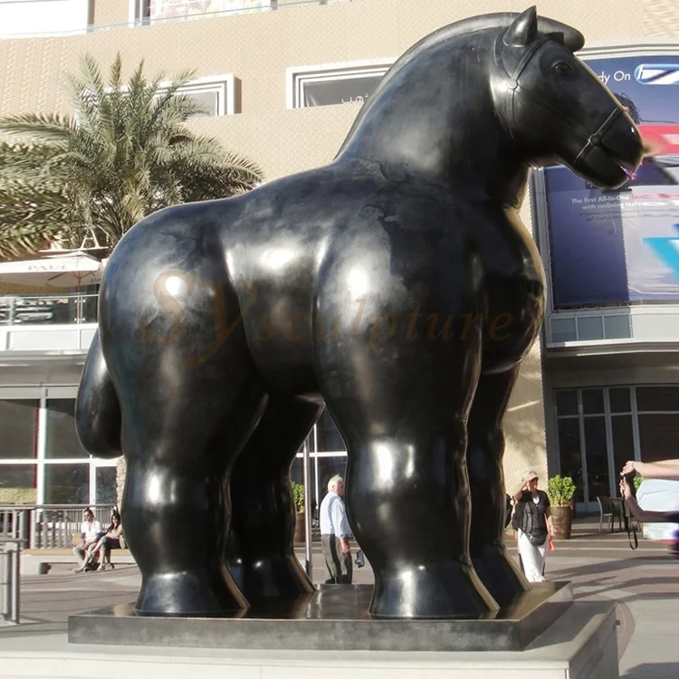 Popular Large High Quality Casting Copper Bronze stainless steel Horse Sculptures for Garden Decoration