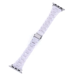 JUELONG Resin Strap for Smart Watch 7 6 5 4 Charm Transparent Bracelet Band