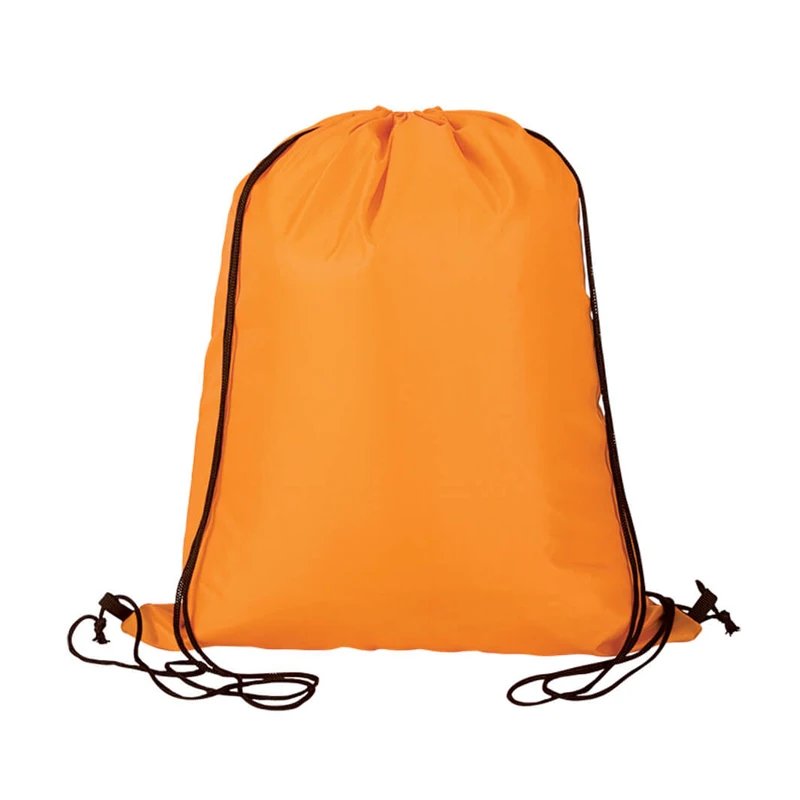 100% recycled organic cotton canvas calico drawstring bag with printing