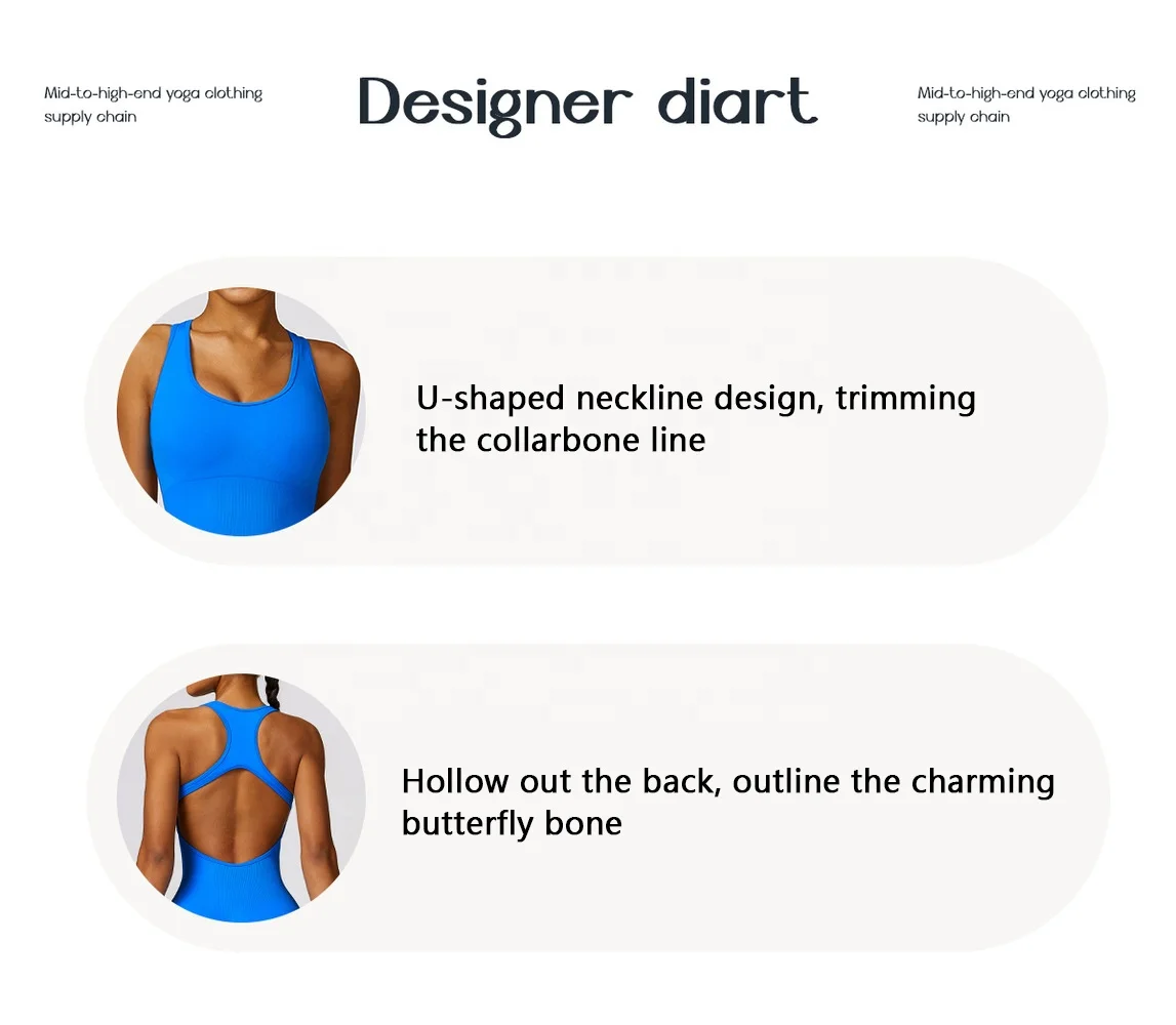 XW-CLT7100 Wholesale Beautiful Backless Seamless Scrunch Gym Yoga Fitness Clothing Plus Size Jumpsuits Playsuits Bodysuits