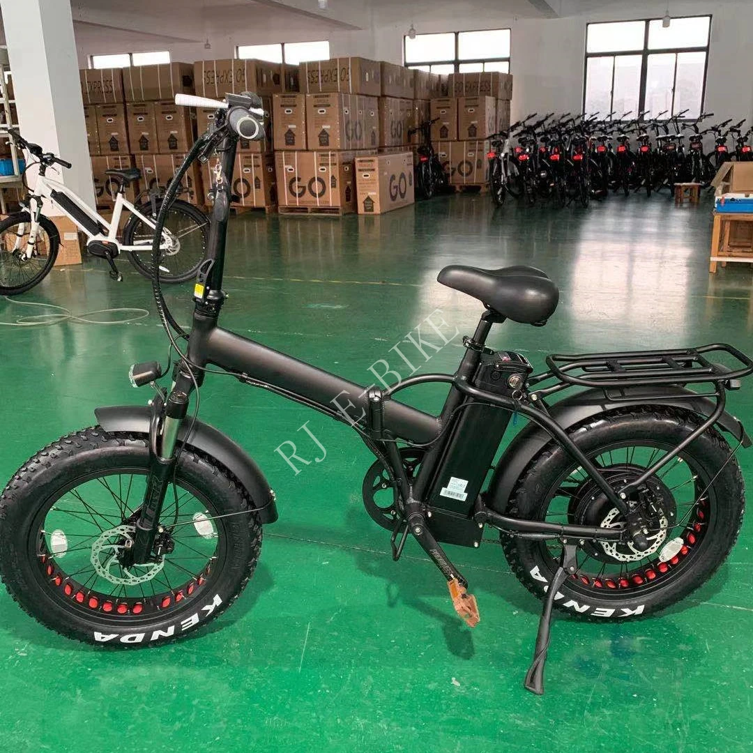 Складной Электрический горный велосипед 500/750/1000 Вт/48 В батарея 14 Ач колеса 20x4 0