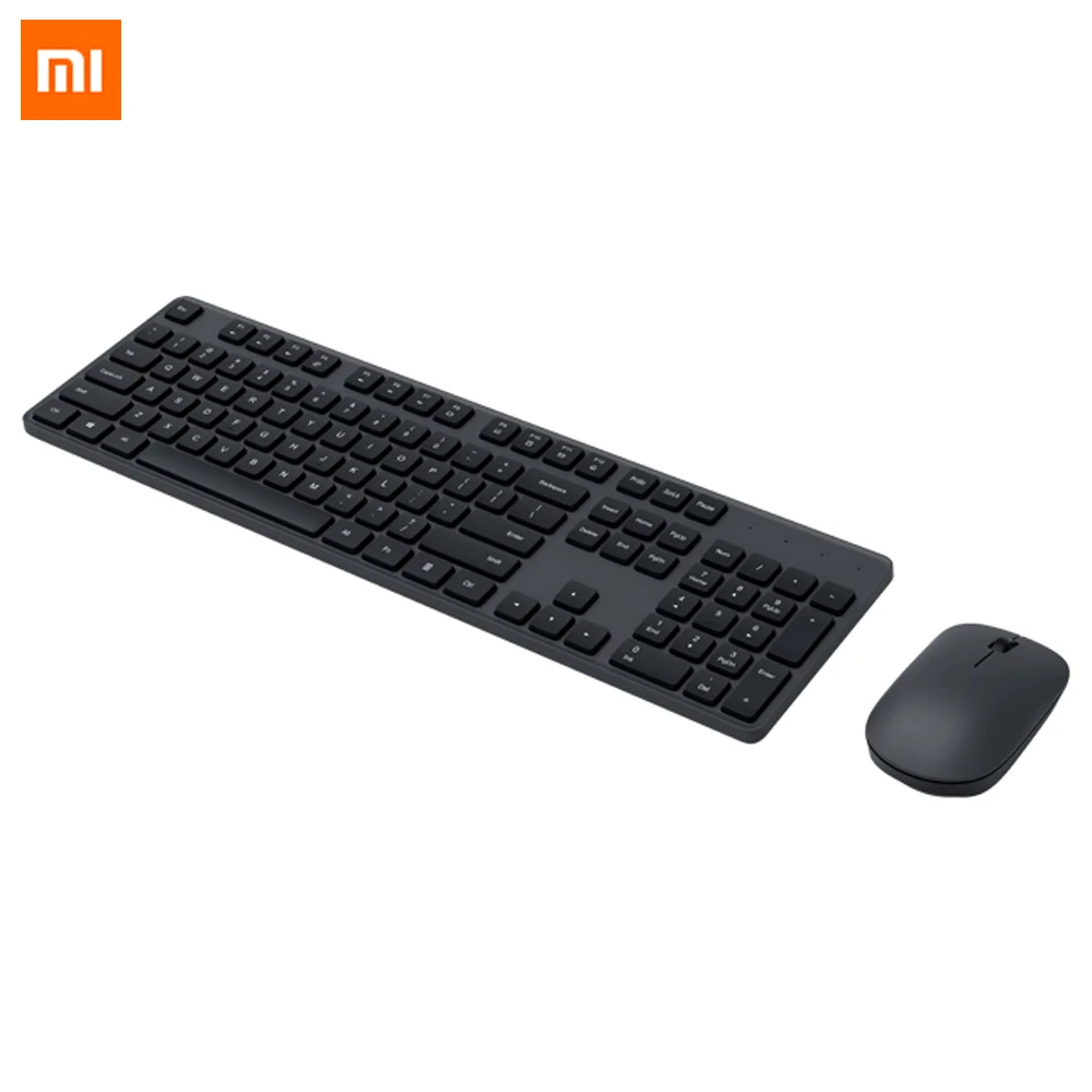 
Xiaomi mouse keyboard set 2.4GHz 104 Keys Notebook Laptop computer wireless connecting mouse and keyboard 