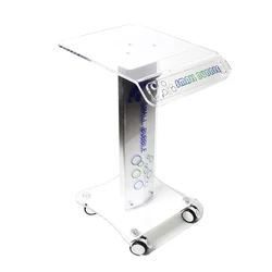 Прозрачная акриловая портативная тележка для салона красоты на 4 колеса