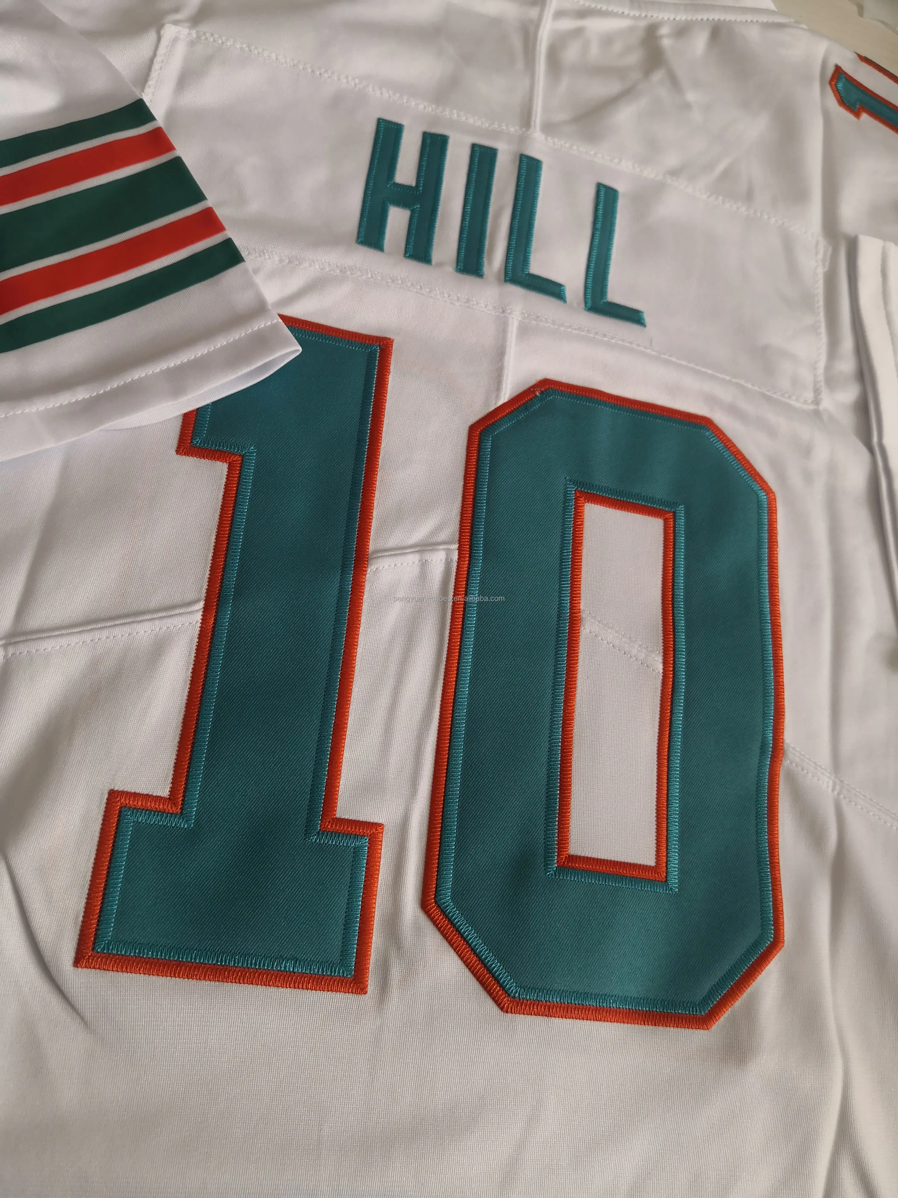 Best Quality #10 Tyreek Hill #1 Tua Tagovailoa #17 Jaylen Waddle #13 Dan Marino Stitched American Football Jersey