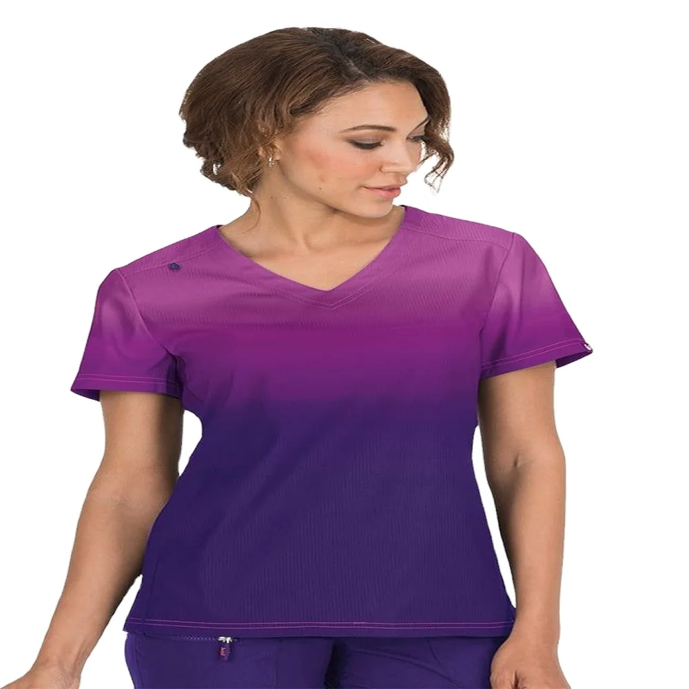 
Новые модные Медицинские костюмы униформы с коротким рукавом с принтом/Новая модная Больничная униформа 