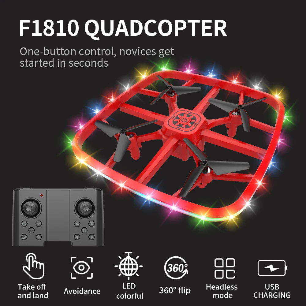 2022  Remote Control Foldable Mini Drone Toy Intelligent Radar Obstacle Drone Small Drone