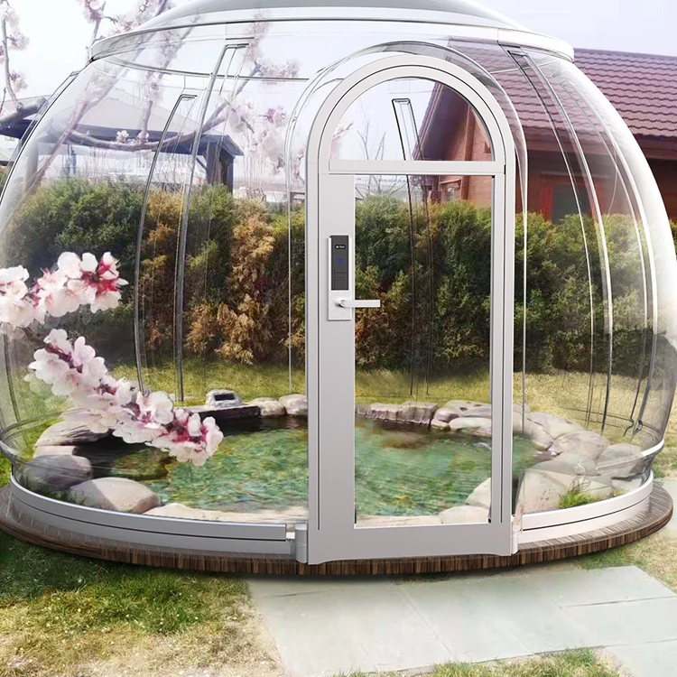 good quality Dome House Hot Selling Customized Outdoor PC Transparent Aluminium Exhibition Tents Star Bubble House