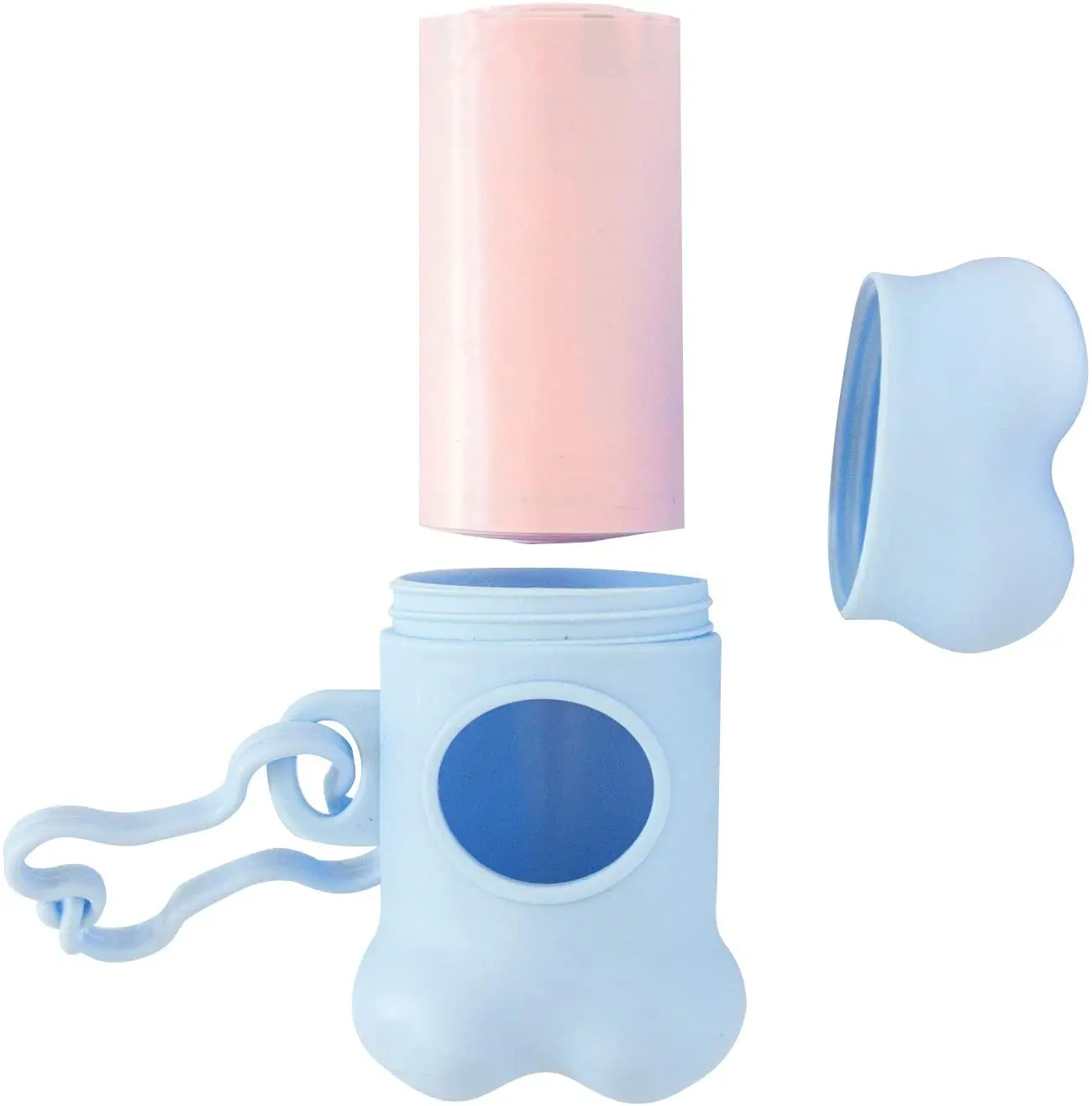 Eco Friendly 100%  Compostable Pet Dog Poop Bags Custom Printed Powerful Biodegradable For Pet Poop