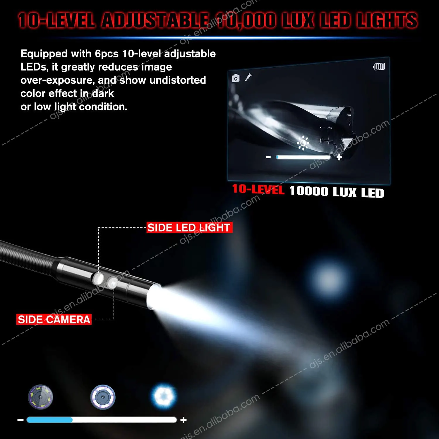 Autel Maxivideo MV480 Dual-camera Digital Videoscope Inspection Camera Endoscope 8.5mm Image Head