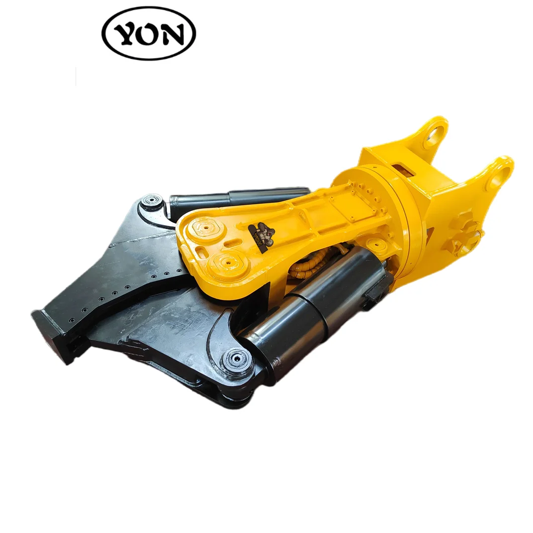 big diameter double ram 360 degree rotation hydraulic scrap scissors for 5-50 ton excavator