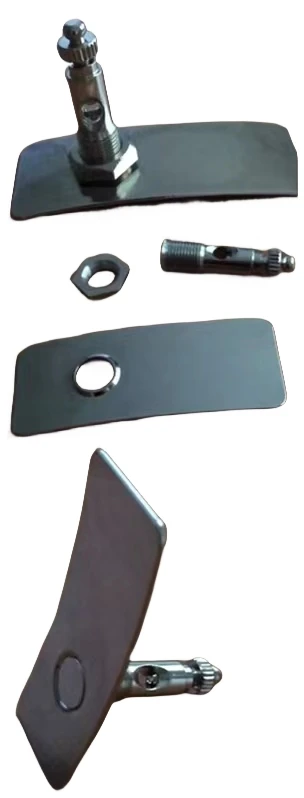 Factory Customized Medical ECG EKG Limb clamp electrode suction bulb electrode metal part Agcl nickel plated