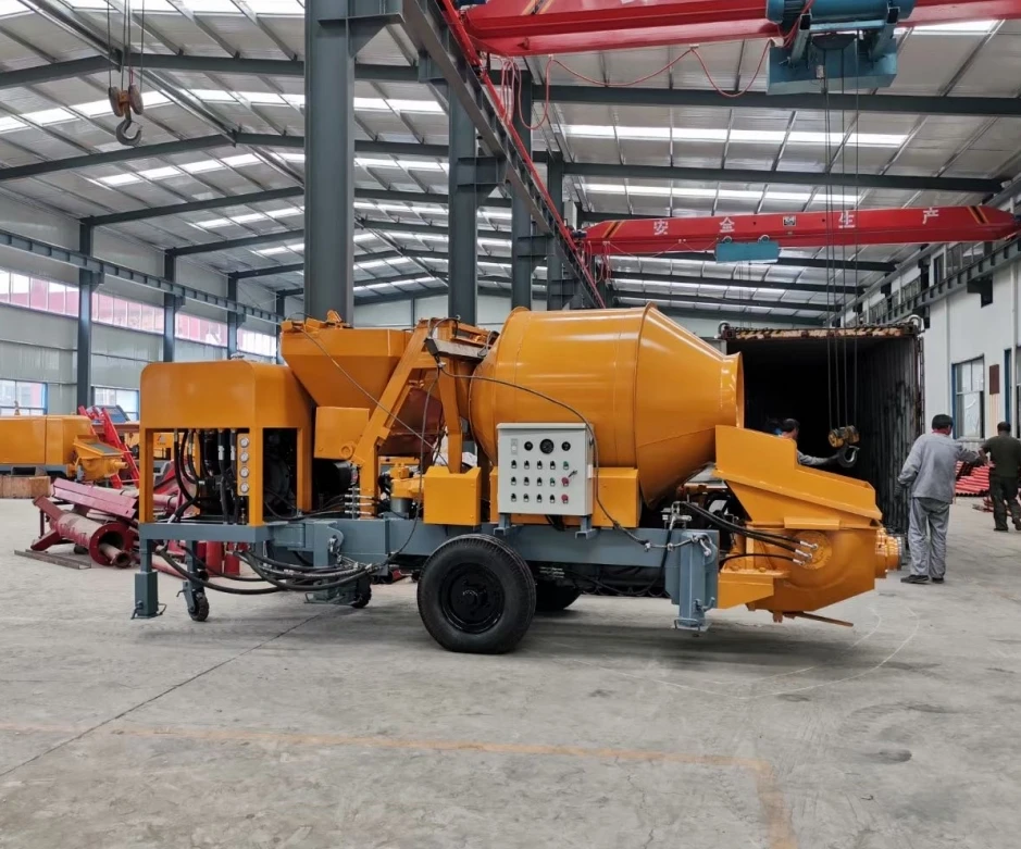 Advanced Designed cement mini concrete pump and mixer price/concrete mixer and concrete pump for construction works