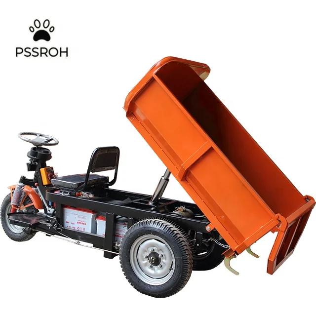 LK135 electric tricycle mini dumper/mining electric tricycle for cargo/battery operated mini dumper for sale