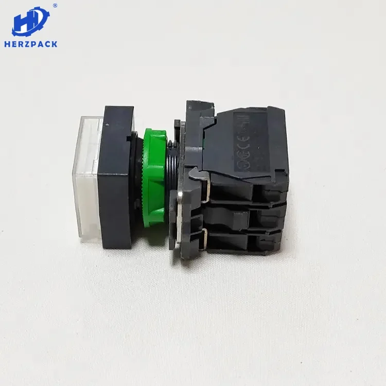 White Stop Switch Push Button For Heidelberg Printing Machine Parts