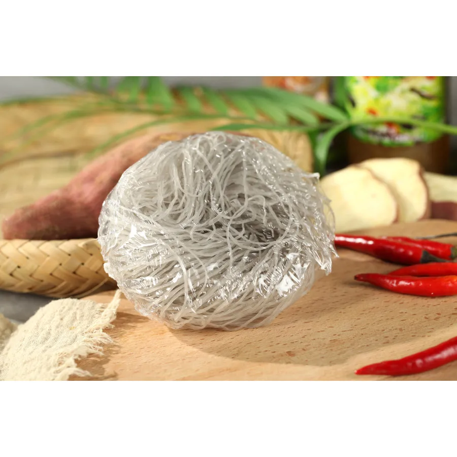 260g OEM Low Fat Sweet potato wide vermicelli Pasta hot pot wide noodles individual package vermicelli	Spicy Noodles Sichuan Hot