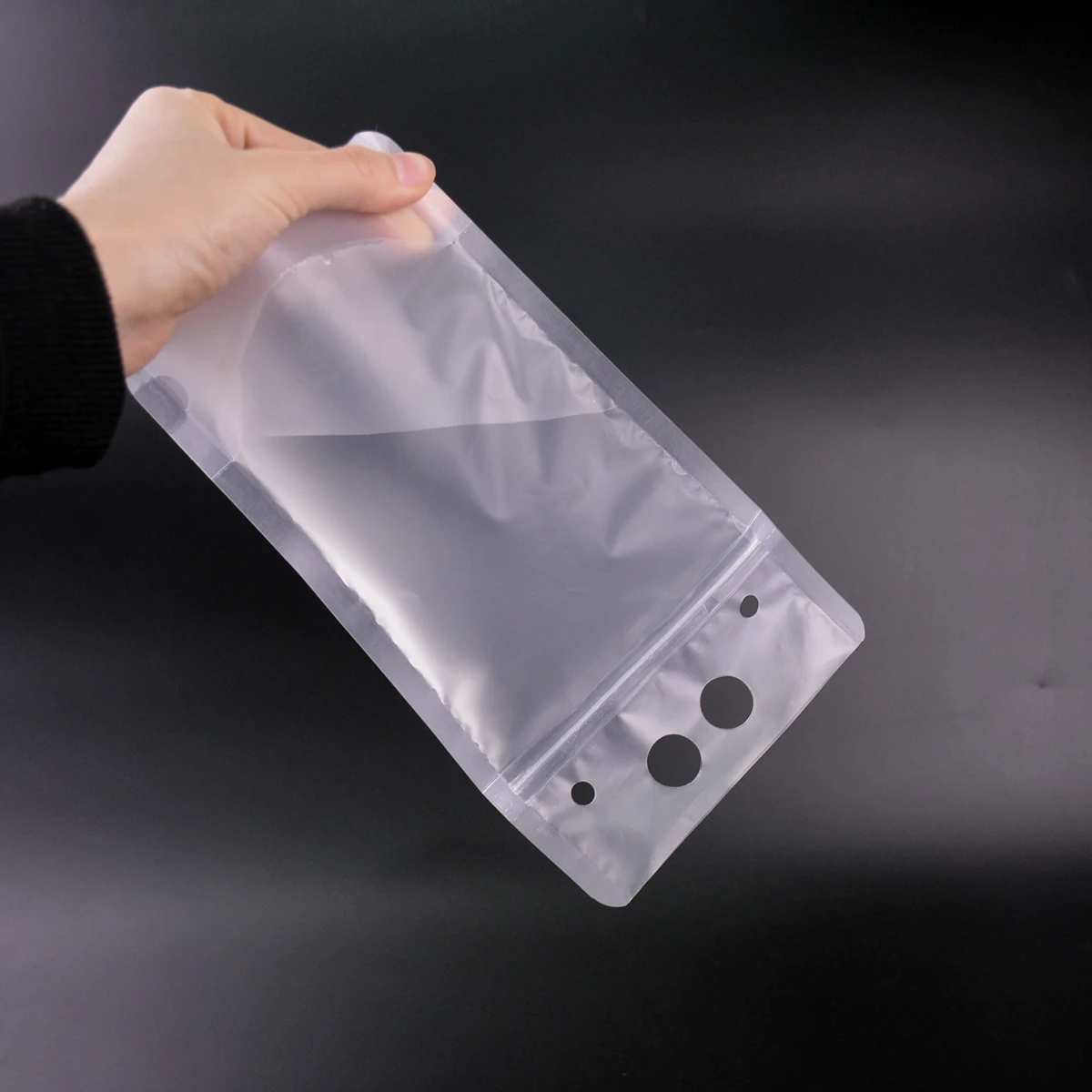 Resealable Plastic Packaging Storage Bag Clear Ziplock Bags for Food Packaging Stand Up Pouch for Dried Food