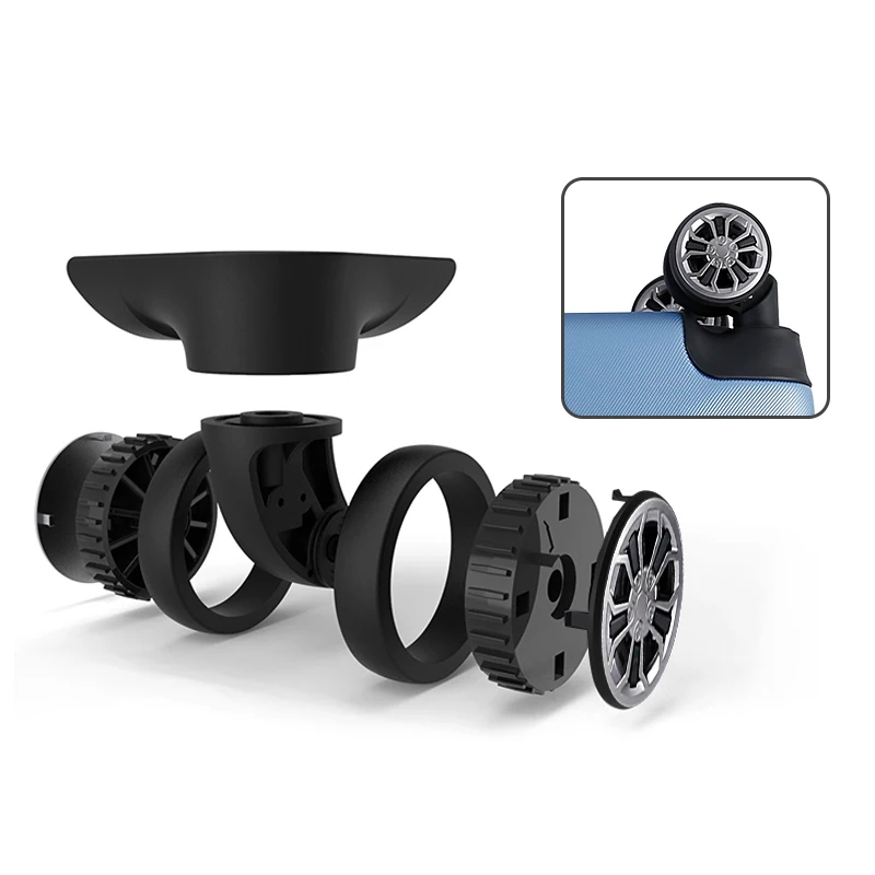 
Trolley suitcase luggage bag front pocket travelling bags cabin 3 pcs luggage set 