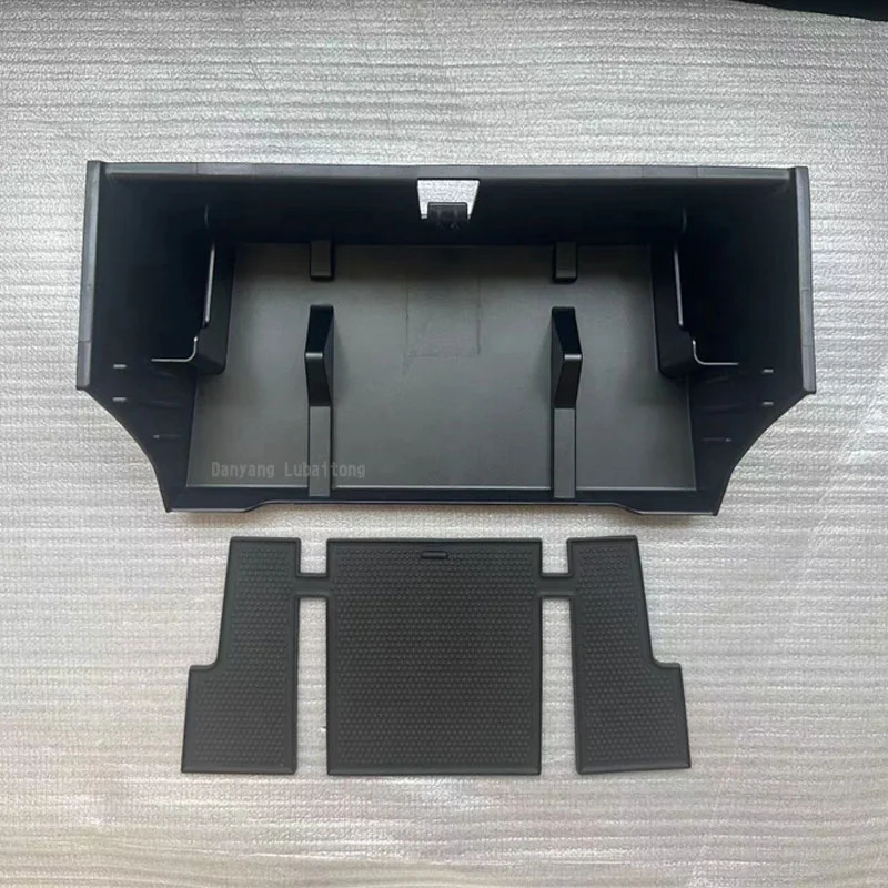 Car Accessories Black Mat Car ABS Black Central Storage Store Content Box For land rover defender 90 110 130 2020+