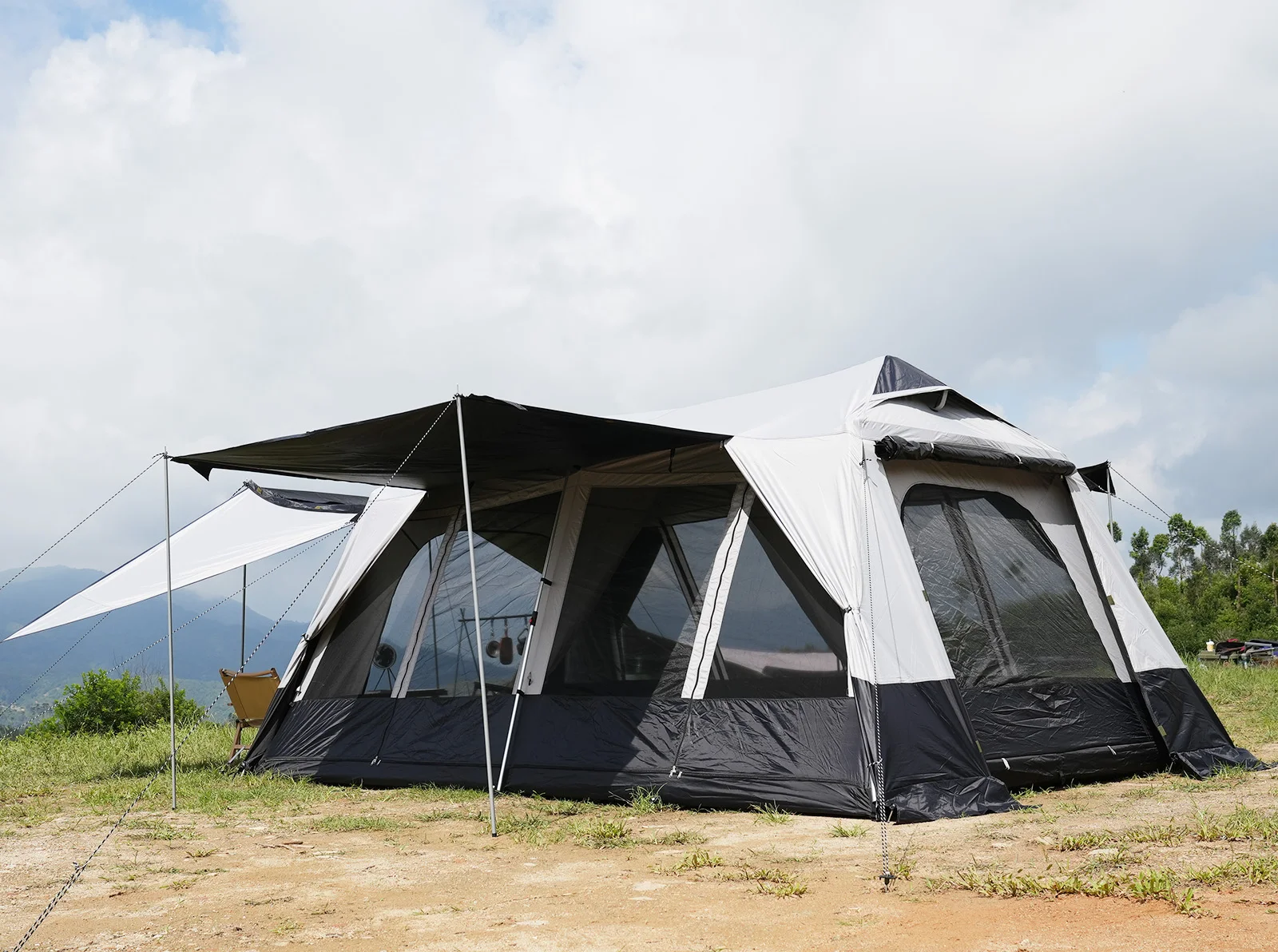 8-10 Person Big Camping Tent Waterproof 2 Bedrooms Big Size Travel Tent Outdoor Camping tent wedding event party