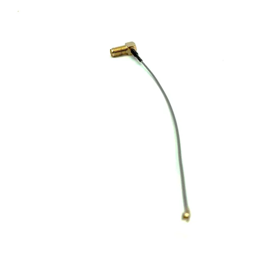 Right angle SSMA female to U.FL RF cable RG113