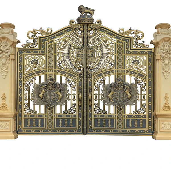 Garden Gate Metal Stainless Steel  Aluminium Gates High Security House Main Aluminium Gates High Quality luxury fence wall gate