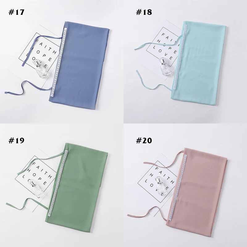 Wholesale Classic Elegant Plain Color Long Scarf Turkish Malaysia Fashion Muslim Chiffon Hijab For Womens