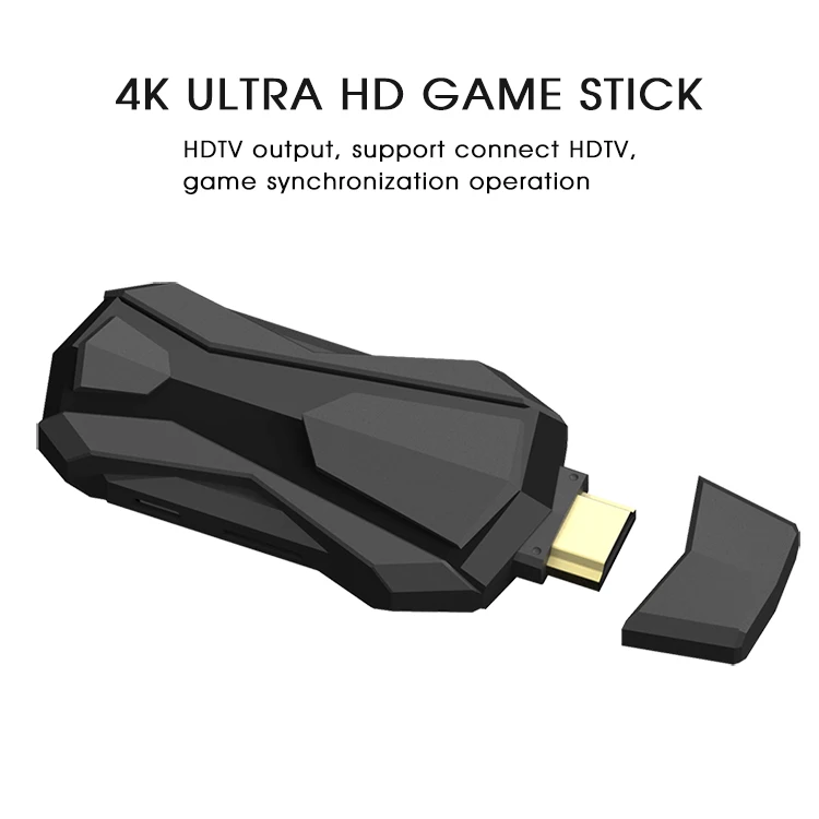 2 Players Arcade Classic Game Console 4k HD game stick With 2.4g Dual Controller Wireless Game Stick For Ps1/sega/sne