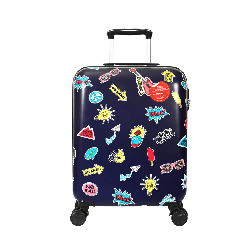 High Quality Cartoon Cute  Travel Bag ABS Outdoor Cute Trolley Suitcase Case Carry-on Luggage Sets For Kids Children Girls Boys