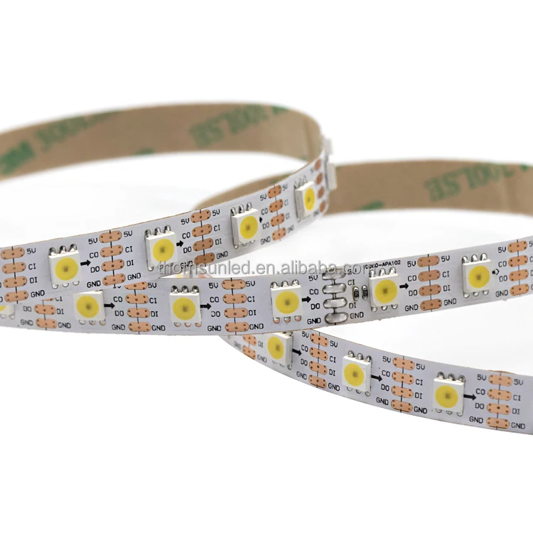 
drop ship TS-10060-SK9822 single color cw ip20 apa102 addressable sk9822 led strip 60leds/m sk9822 5v 