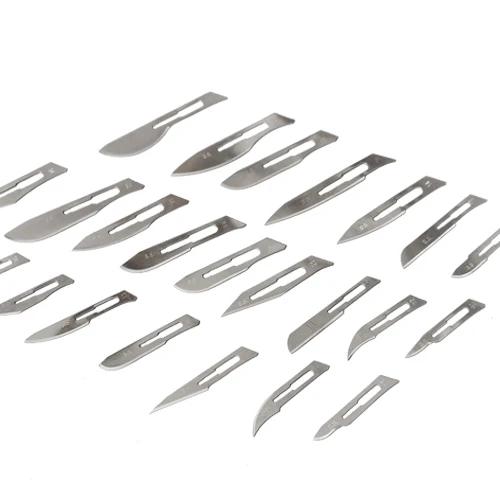 ORIENTMED 21 years Factory Manufacturer Wholesale Carbon Stainless Surgical Steel Scalpel Blades for medical