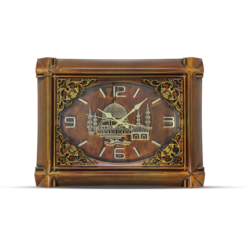 hotsell 12inch plastic  azan clock islamic and Home Decor Arabic Number Wall Clock  islamic prayer time clock