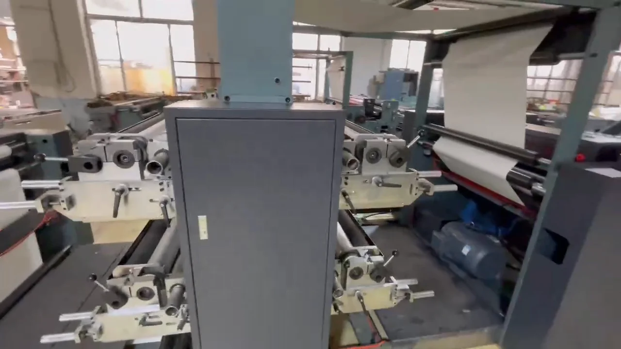 High Speed Flexo Printing Machine 2 Colours Double Sides Roll to Sheet For Exercises Books&Notebooks Printing Cutting ZR1020F2-2