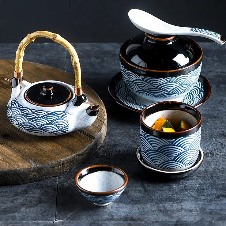 Wholesale Restaurant Kitchen Steam Cup Soup Bowl Pot  Stew Pot Ceramic Soup Tureen Sets For Sale