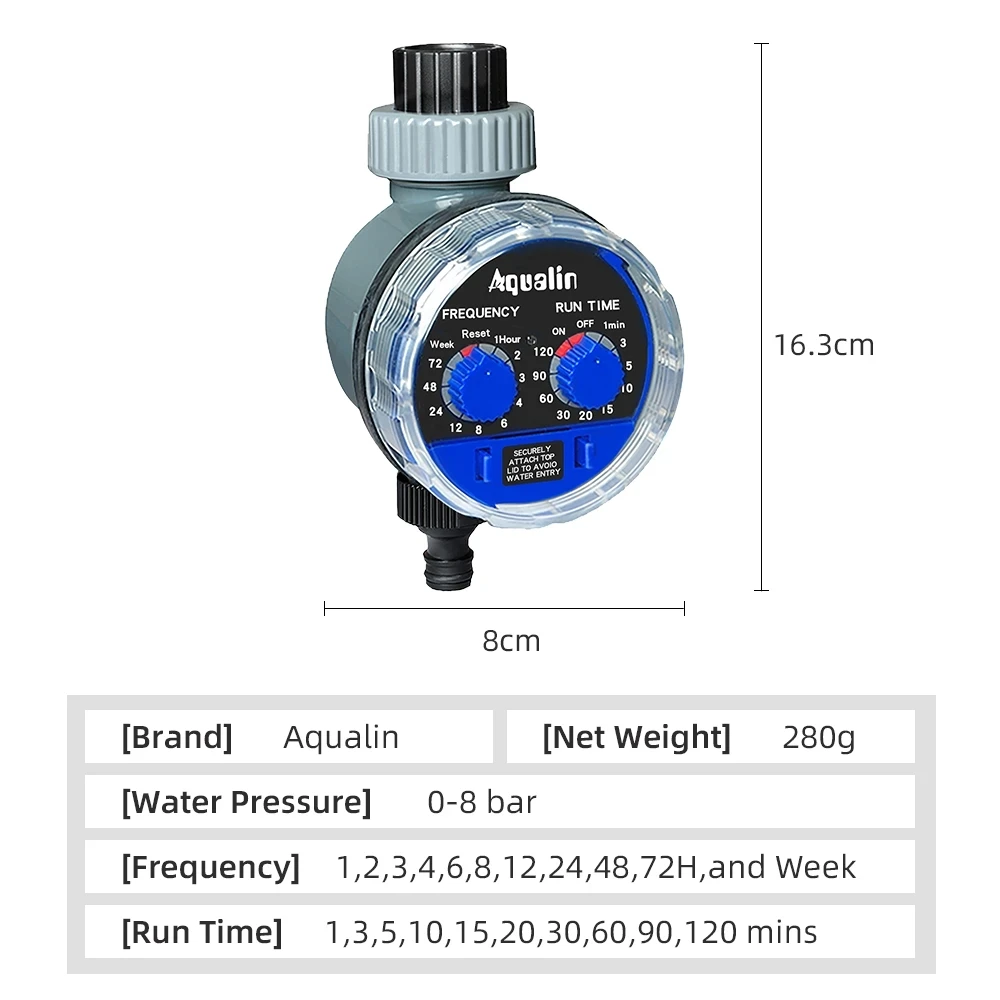 Garden Water Timer Ball Valve Automatic Electronic Watering Timer Home Garden Irrigation Timer EU Standard Controller