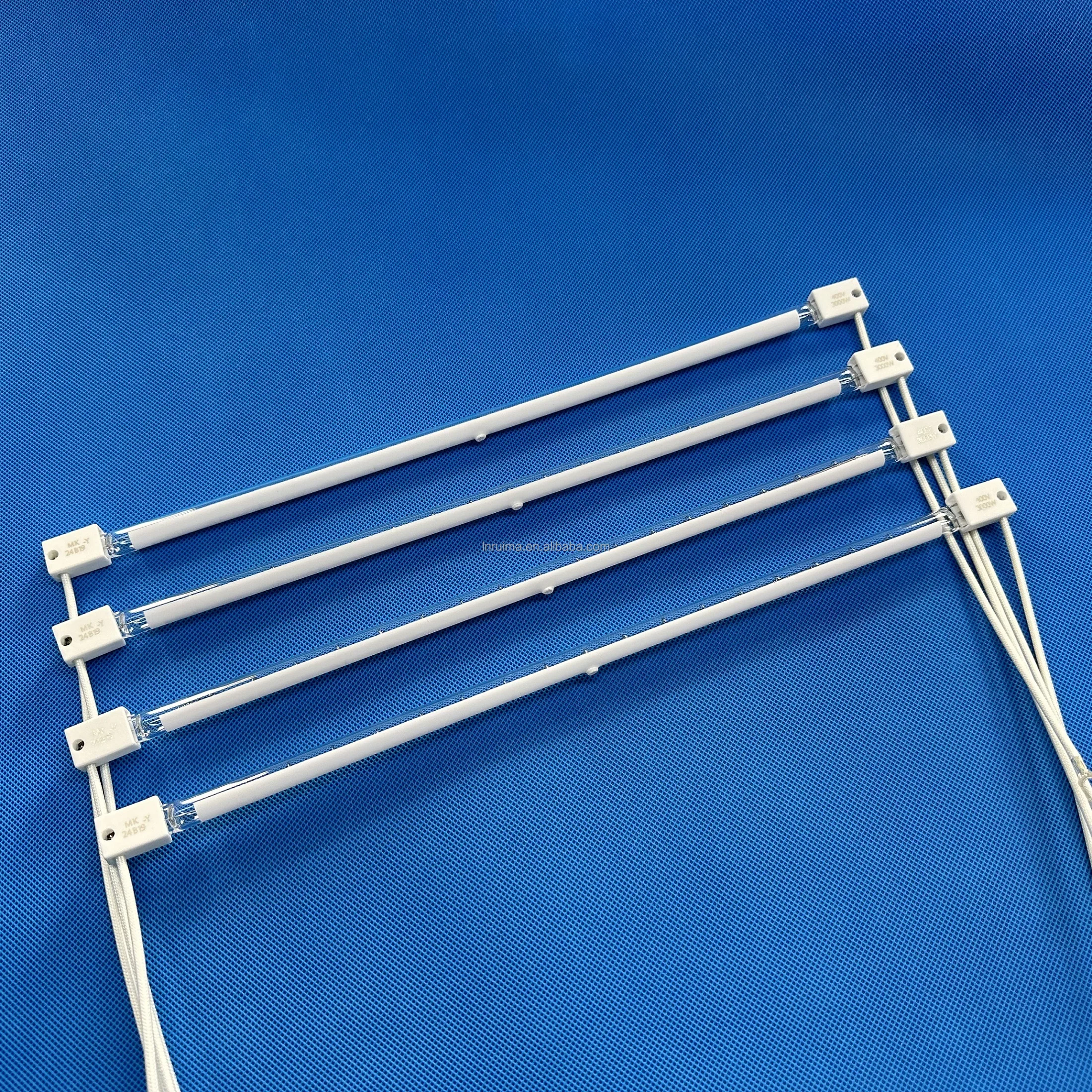 REMA High Quality C57 Semi painted white halogen lamp IR Emitters quartz for industrial heating and drying