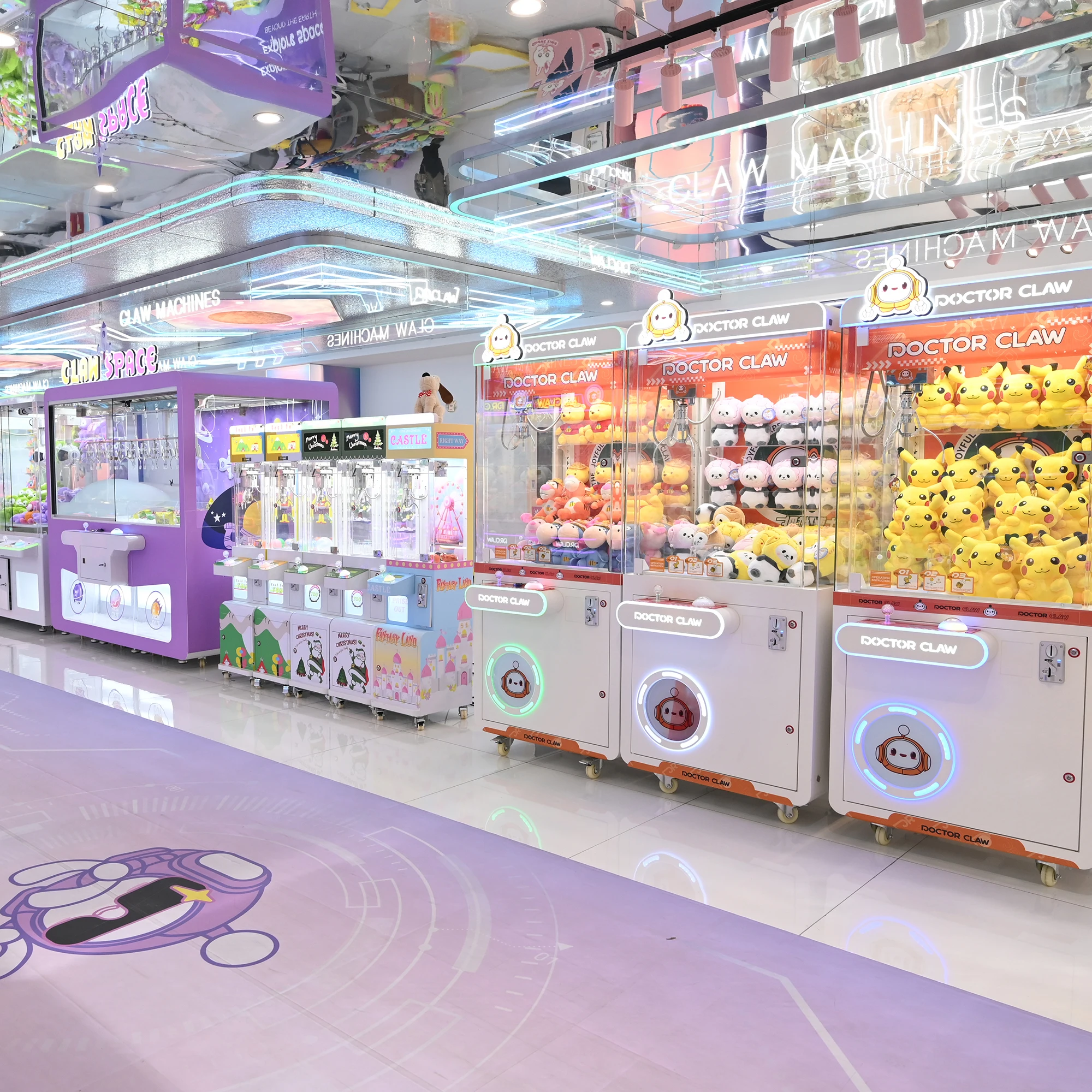 Coin Operated Snack Challenge 10 Claws Gift Prize Vending Game Machine For Sale Crane Claw Machine life time technology support