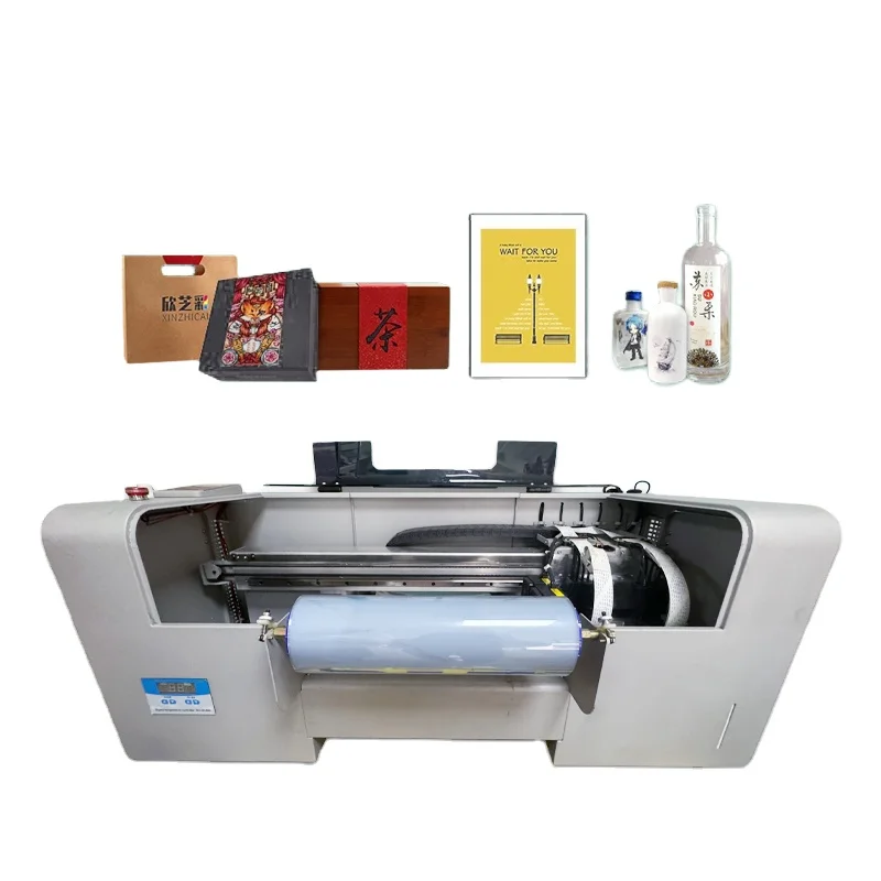 30cm led uv light A+B film best uv DTF printer 2 in 1 on need to buy lamination machine from Doyan for label printing