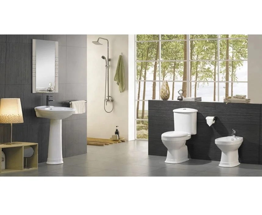 Modern ceramic sanitary ware set toilet set bathroom design