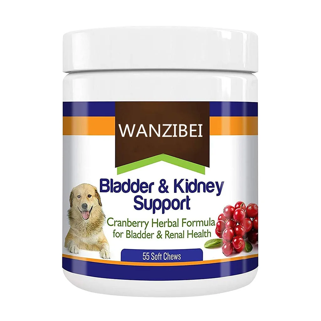 WANZIBEI - OEM Private label Cranberry Herbal Formula for Bladder & Renal Health Cranberry Bladder Bites For Dogs