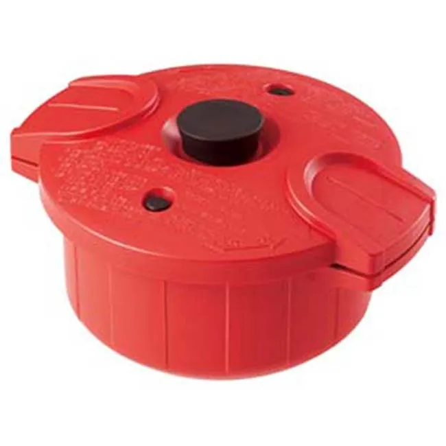 
Stocked convenient safely red microwavable plastic pot air pressure multi cooker 