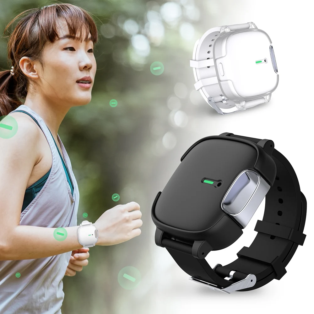Portable Mini Wrist Wrap Wear Air Cleaner Outdoor Travel Personal Small Wristband Necklace Air Purifier