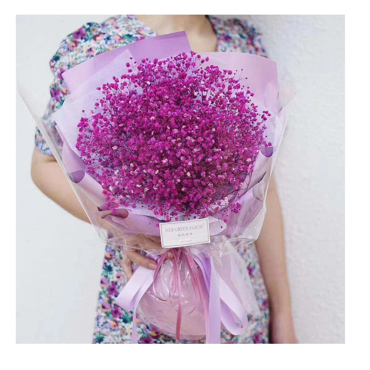  Подставки для расположения цветов сохраненный цветок gypsophila eternell декоративные листья натуральный
