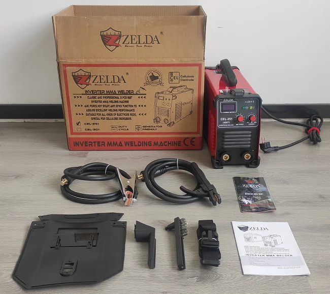 Stick Welder for Aluminium Electrode 3 in 1 250amp 220v Handheld High Frequency Arc Manual  Welders for Car Body Repair