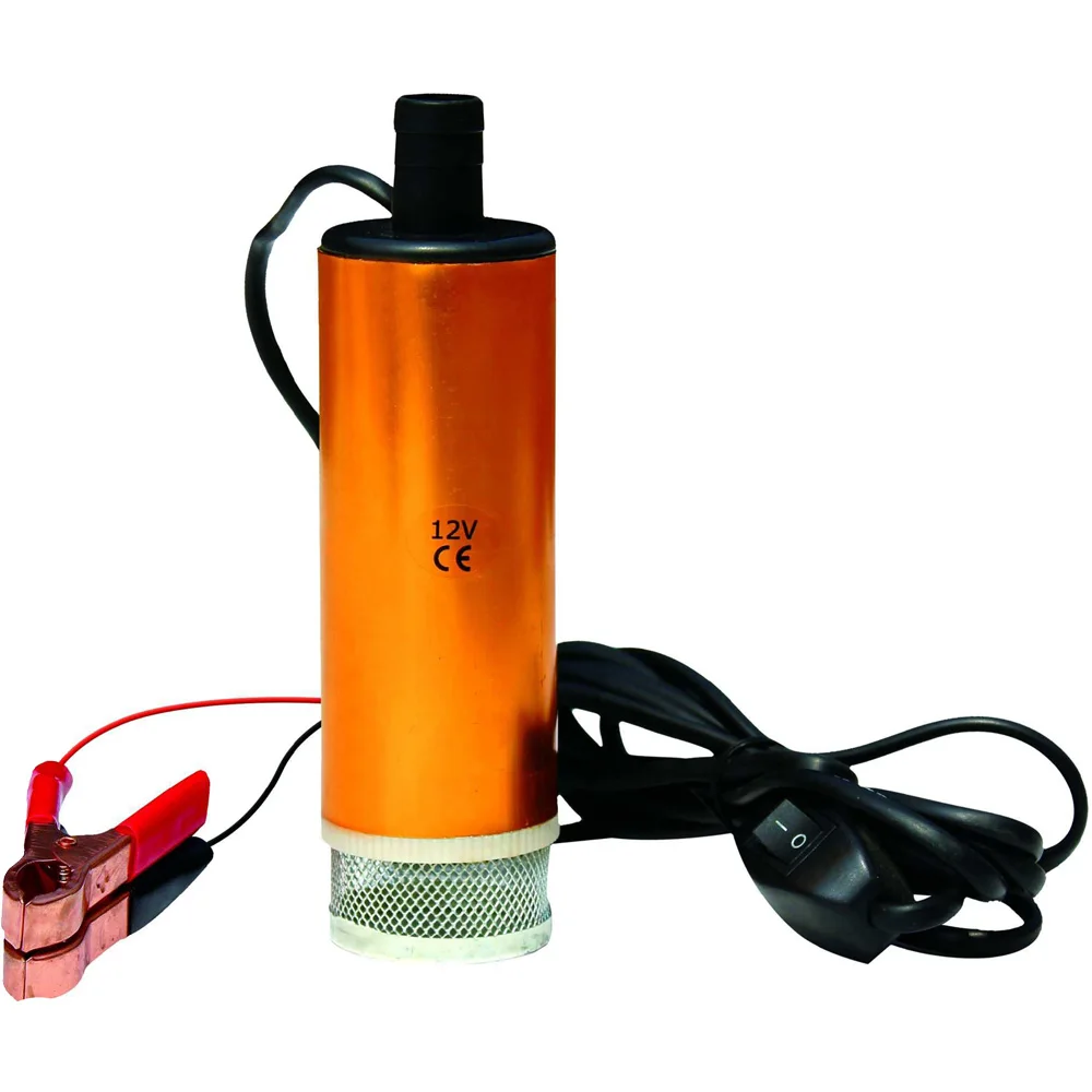 DC 12V 24V Submersible Diesel Fuel Water Transfer Pump - 51mm 30L/Min - Aluminum