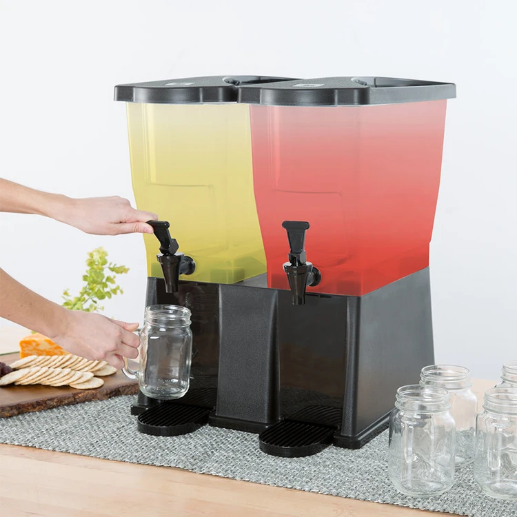 Commercial Catering equipment Juice Dispenser Bar Cafe Restaurant Use Plastic Soft Drink Dispenser