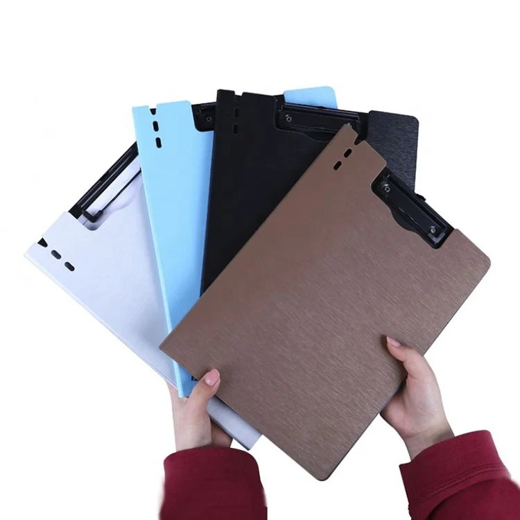 A4 Foamed PP clipboard vertical school & office document file accessories folder restaurant rigid menu pp folder clip binders