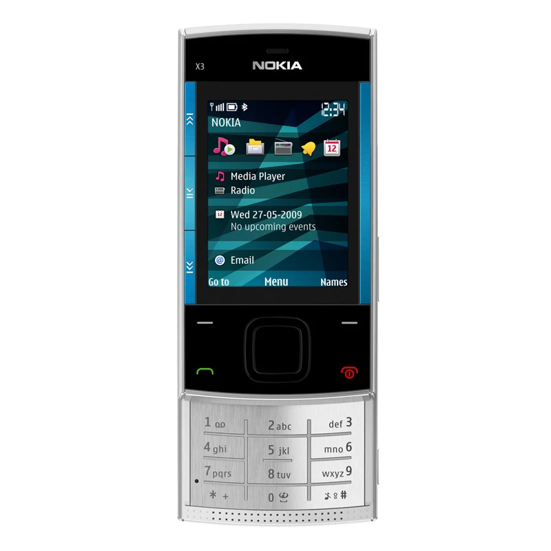 Восстановленные мобильного телефона для nokia X3 X3-00 дюйм (ов)