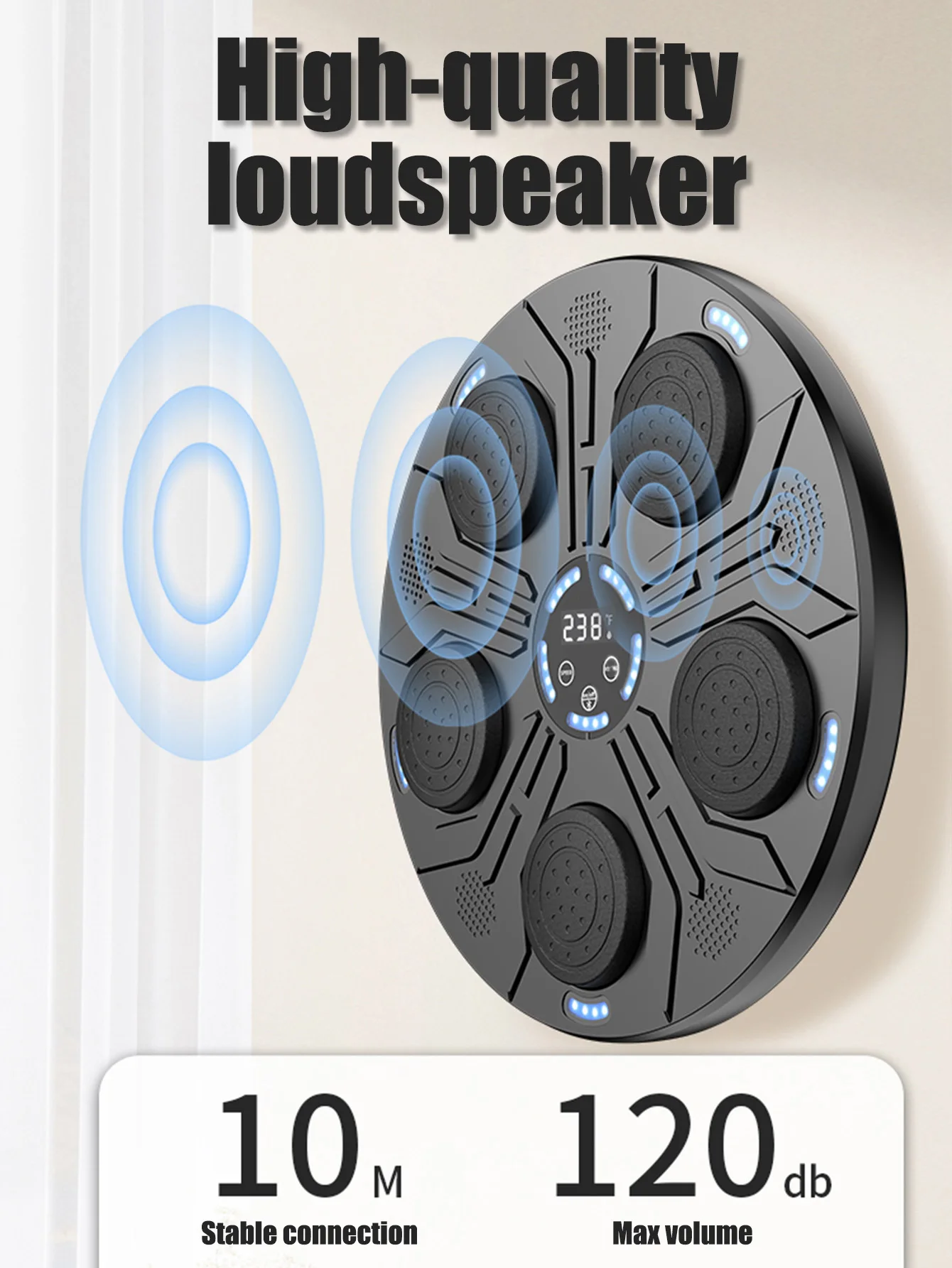 MACYO Transformer Sport Training Equipment Boxing Machine Rhythm Smart Bluetooth Boxing Target Wall Target With Boxing gloves