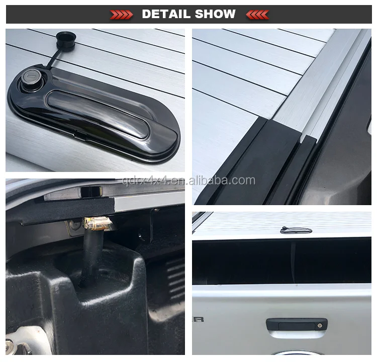 
4x4 Aluminum roller shutter tonneau bed cover for Ranger T6 2012+ 